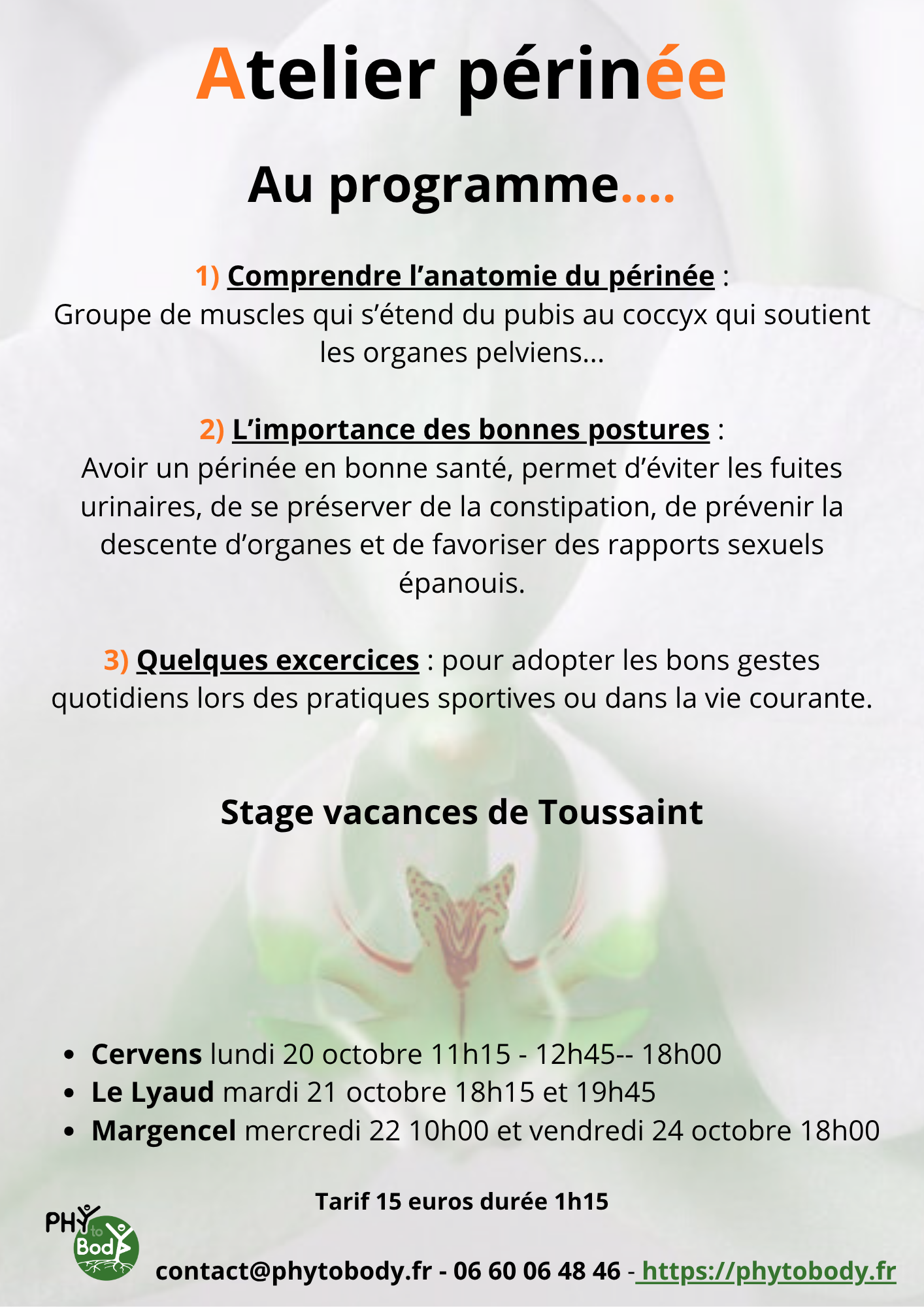 Atelier périnéee Pilates De Gasquet®