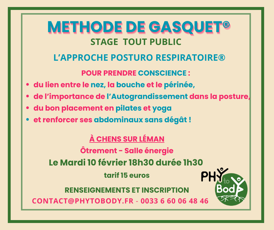 Méthode De Gasquet APOR pilates yoga